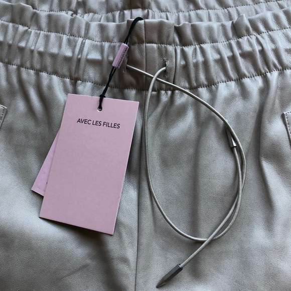 Avec Les Filles Faux Leather Paper Bag Shorts Size 2X NWT - Picture 9 of 13